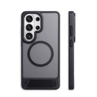 NovaStand Magnetic Armor Case for Samsung Galaxy S26 Ultra / S26+ / S25 Matte Shockproof Cover