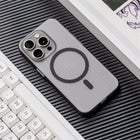 Corrugated Clear MagSafe Case for iPhone 17/16/15/14/13/12 Pro Max Matte Hard Cover