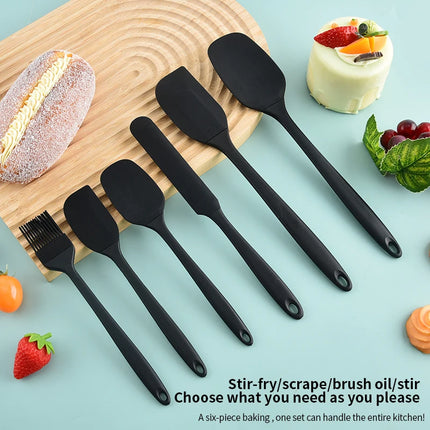 BakeEase 6-Piece Silicone Kitchen Utensil Set