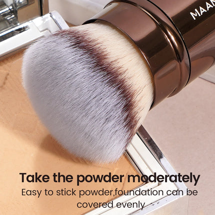 Velora Beauty Dual Head Makeup Brush Foundation Powder Concealer Blush Bronzer Soft Fiber