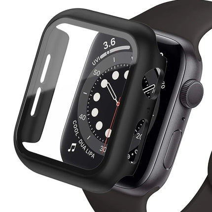 WatchGuard Glass Case for Apple Watch Ultra 2/Series 9/8/7/6/SE 41mm–49mm Screen Protector Cover