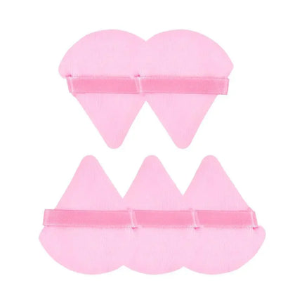 Velora Beauty Triangle Powder Puff Set 3/5/6pcs Soft Plush Makeup Foundation Powder Puff