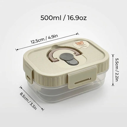 FreshSeal Stackable Food Storage Container with Handle & Lid