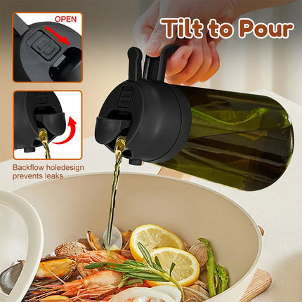 Oil Sprayer Bottle 470ml for Cooking & Air Fryer