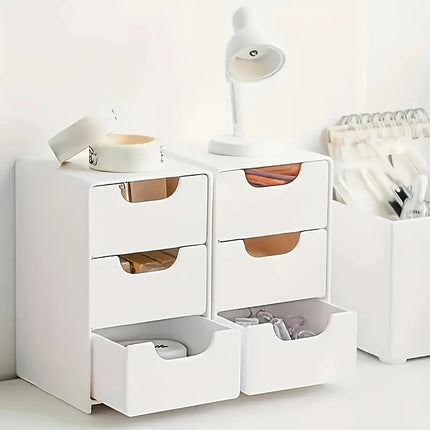 DeskNest 3Tier Organizer Drawers Office Jewelry Cosmetic Storage Box Portable Divider