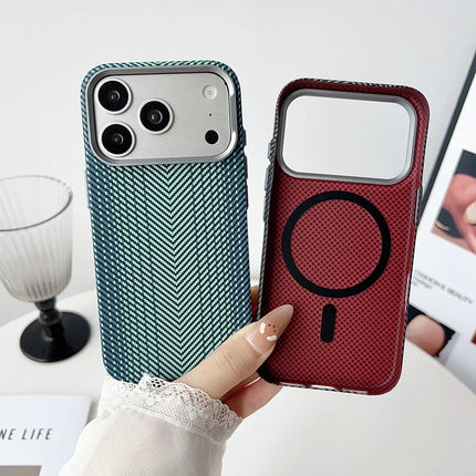 StealthForge Carbon Armor Case for iPhone 17/16/15 Pro Max Ultra-Thin Alloy Lens Cover