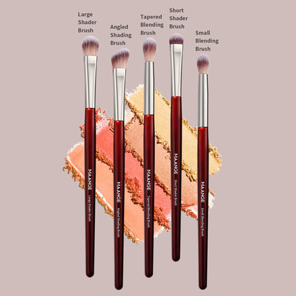 Velora Beauty 5pcs Eyeshadow Brush Set Concealer Shader Soft Bristles Makeup Tools