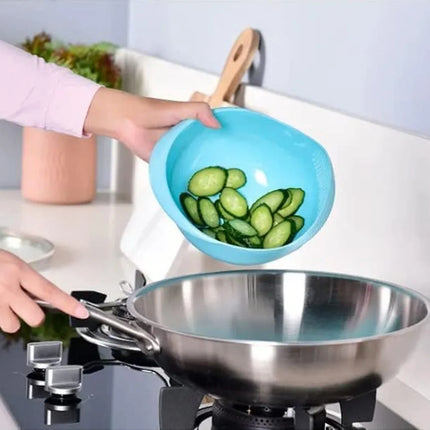 Multifunction Rice Washing & Vegetable Drain Basket Strainer