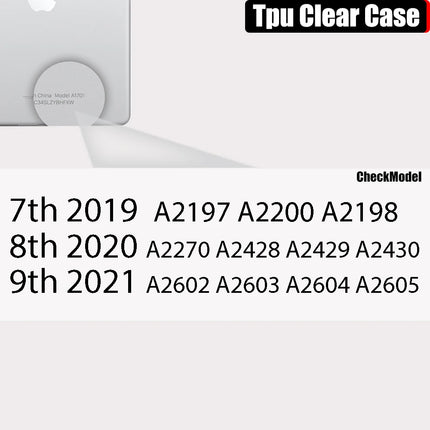Clear iPad Case with Pencil Holder Pro 11 12.9 10.5 9.7 Mini 6 Air 5 4 TPU Cover