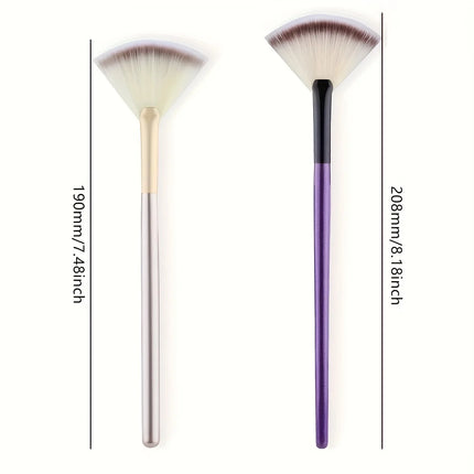 GlowFan Highlight & Contour Makeup Brush for Face