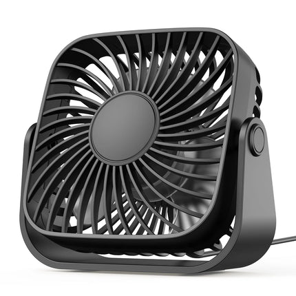 TOPK 4 Inch USB Portable Desk Fan 3 Speed Quiet Cooling Fan