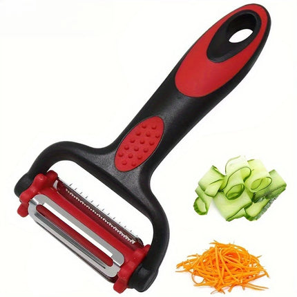 TriCut 3in1 Kitchen Peeler Knife Grater Shredder Multifunction Fruit Vegetable Tool
