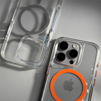 Crystal Clear MagSafe Case for iPhone 17/16/15/14/13/12 Pro Max Anti-Fall PC Cover