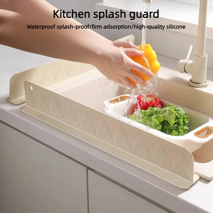 50cm Silicone Sink Splash Guard with Suction Cups