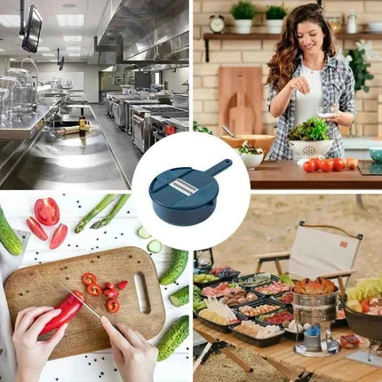 PrepEase 9-in-1 Multi Vegetable Chopper & Mandoline Slicer