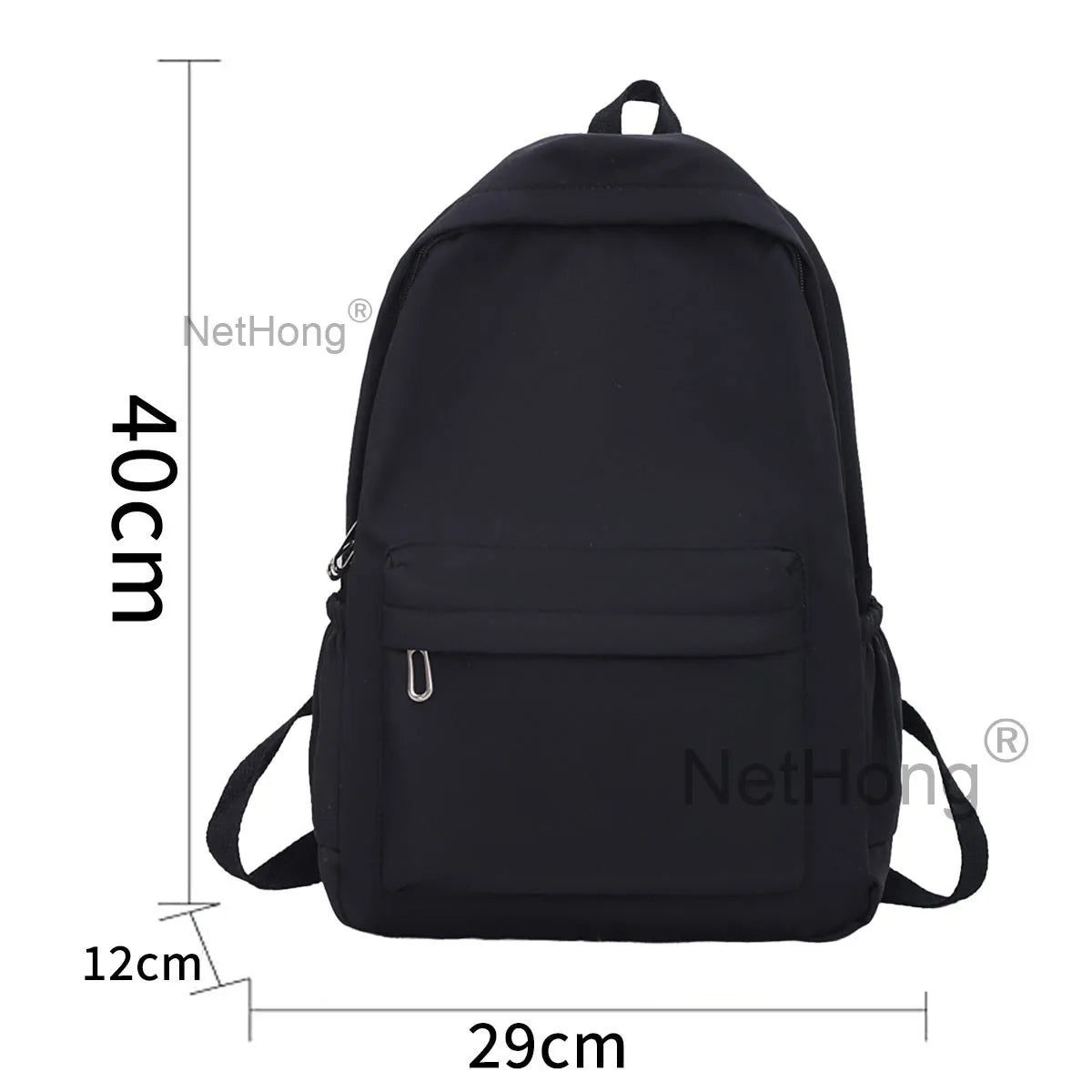 Women/Men School Bag Rucksack Backpack for Laptop/Travel/Work Plain Bag New~