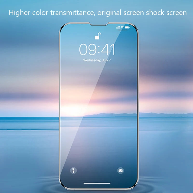 3PCS Tempered Glass Screen Protector Set for iPhone 15, 14, 13, 12, 11 Pro Max, Mini, X, XS Max, XR, 7, 8, 14, 15 Plus, SE 2020: Enhanced Protection for Various iPhone Models