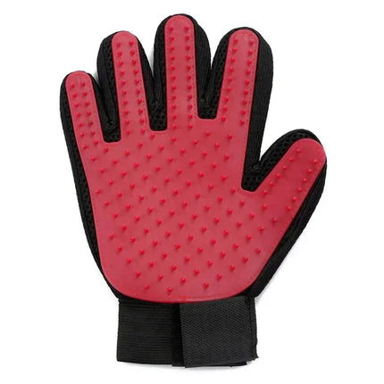 Pet Grooming Gloves Silicone Cat Dog Hair Removal Bath Brush Cleaning Tool