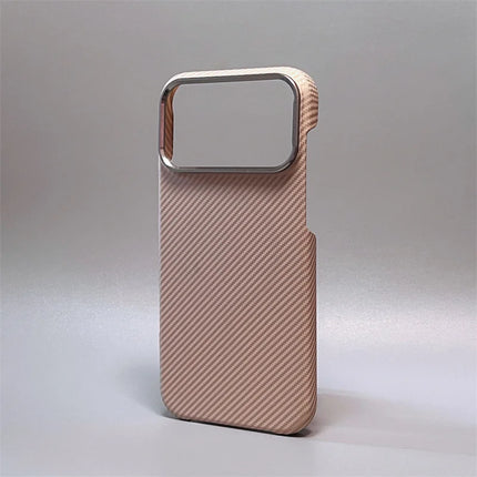 GeoCarbon MagSafe Case for iPhone 14/15/16/17 Pro Max Air Alloy Camera Armor Cover