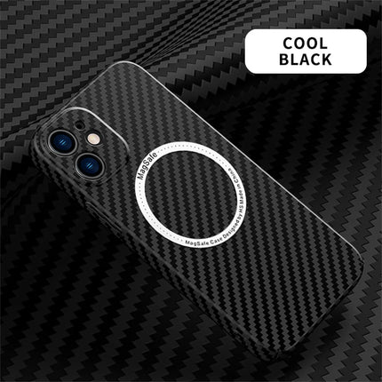 OKEYWOW iPhone carbon fiber case with ultra-thin design and camera protection for models 11 to 17, hard back cover.
