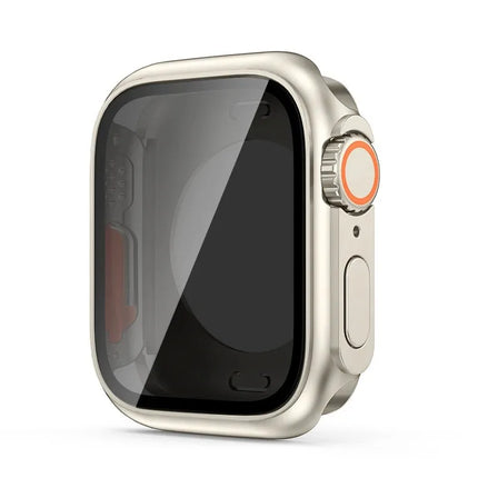 Apple Watch Screen Protector PC Bumper Case 40/41/44/45/46mm Series 10–5 SE Ultra Look