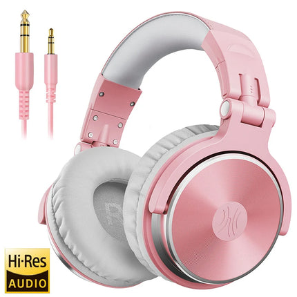 OneOdio Pro 10 Wired Hi-Res Studio DJ Headphones with Mic