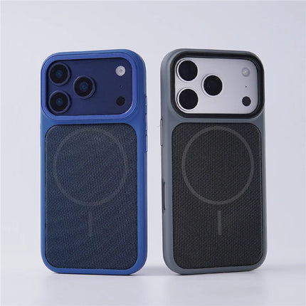 TechWeave MagSafe Woven Canvas Case for iPhone 15–16-17 Series