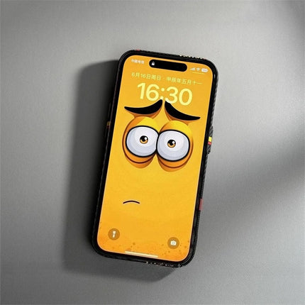 OKEYWOW iPhone 17/16/15 Pro Max relief carbon fiber MagSafe case with metal lens camera protection and hard PC cover.
