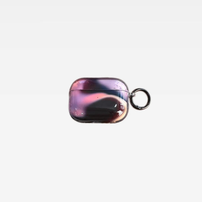 Gradient Shockproof AirPods Case with Hook Protective Earphone Cover