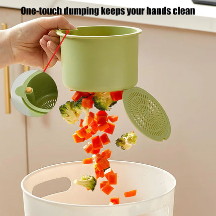 SinkSwift Self-Emptying Kitchen Sink Waste Basket