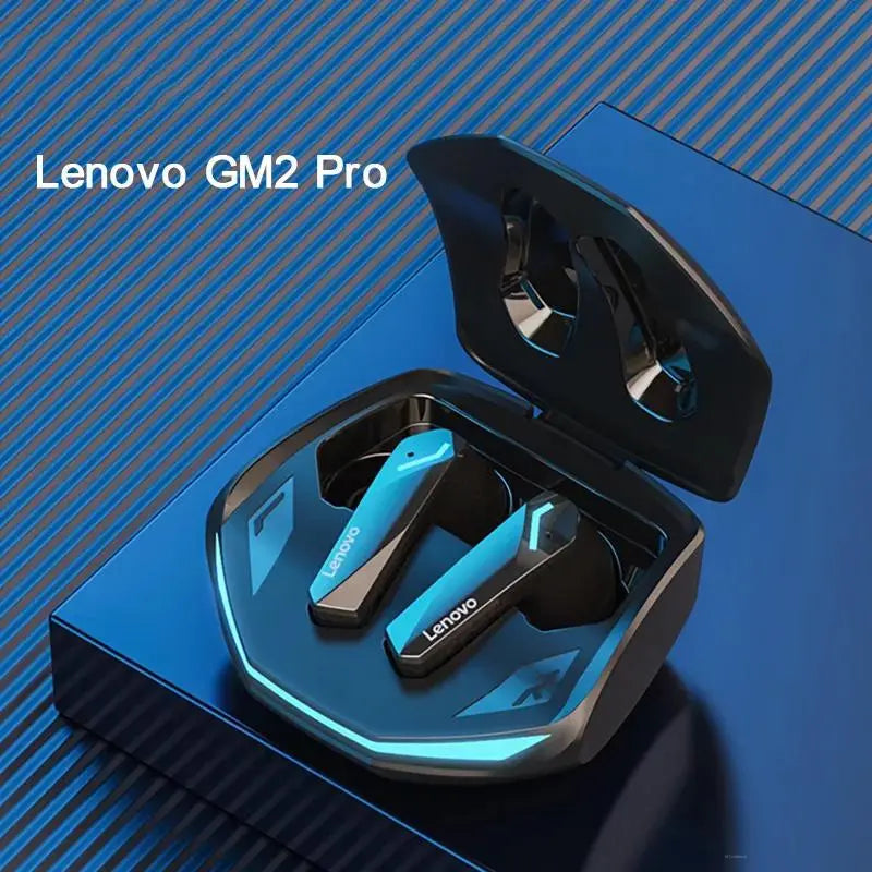 Lenovo GM2 Pro Buletooth 5.3 Earphones Gaming Wireless Headphones E-Sports Music Earbuds Dual Mode Headset With Mic