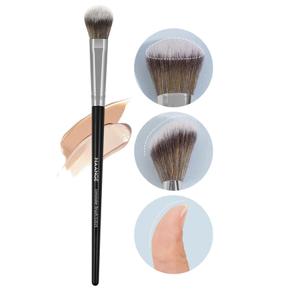 Velora Beauty 5pcs Makeup Brush Set Foundation Concealer Contour Blush Soft Fiber Tools