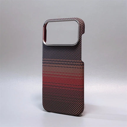 GeoCarbon MagSafe Case for iPhone 14/15/16/17 Pro Max Air Alloy Camera Armor Cover