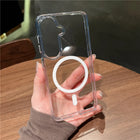CrystalClear Magnetic Armor Case for Samsung Galaxy S26 Ultra / S26+ Transparent Shockproof Cover