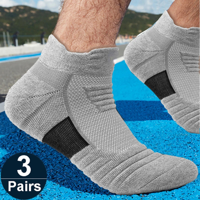 Anti-slip Football Socks Men Women Cotton Sock Short Long Tube Soccer Basketball Sport Socks Breathable Deodorous Socks 39-45