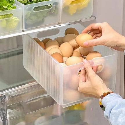 FoldFresh Refrigerator Storage Box with Handle