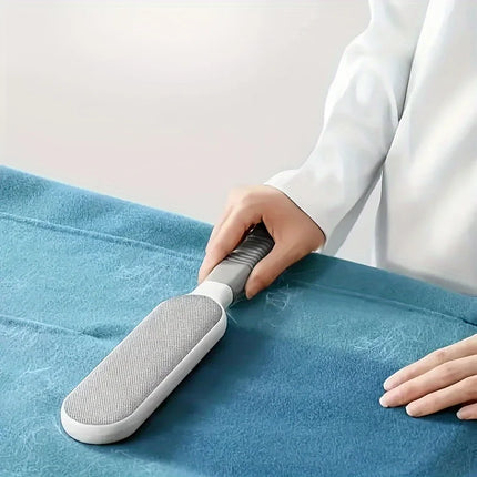 FurSweep Dual Action Pet Hair Remover Electrostatic Lint Brush for Fabric Sofa Carpet Clothes