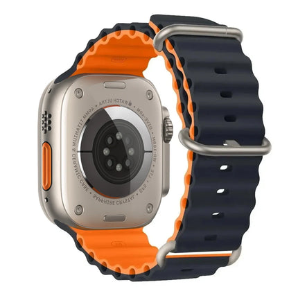OceanFlex Silicone Sport Band for Apple Watch Ultra 2/Ultra/Series 10/9/8/7/6/SE 38mm–49mm