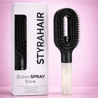 HydraComb 2-in-1 Spray Massage Hair Comb with Scalp Massager
