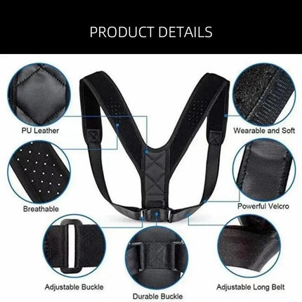 AlignFit Posture Corrector Belt Breathable Back Support for Men & Women