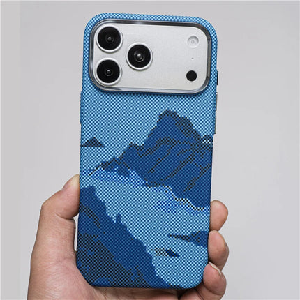 Matte Carbon Fiber MagSafe Case for iPhone 17/16 Pro Max Magnetic Protective Cover