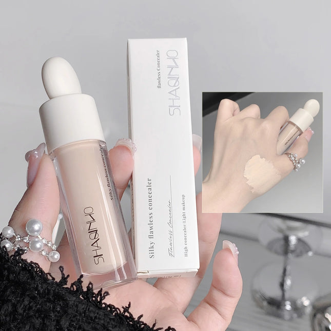 Velora Beauty Flawless Liquid Concealer Full Coverage Dark Circles Blemishes Long Lasting Smooth Finish