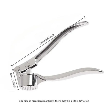 Heavy Duty Garlic Press Mincer for Easy Squeeze & Cleaning