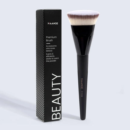 Velora Beauty Flat Head Foundation Brush with Box Powder Blush Concealer Makeup Tool
