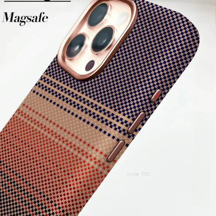 NeoPlaid MagSafe Armor Case for iPhone 16 15 14 Pro Max Alloy Camera Guard Hard Cover