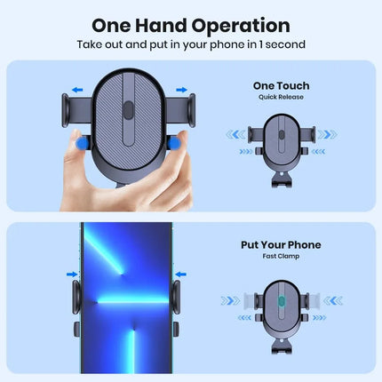 TOPK Air Vent Car Phone Holder Universal Handsfree Mount for iPhone Android Stand