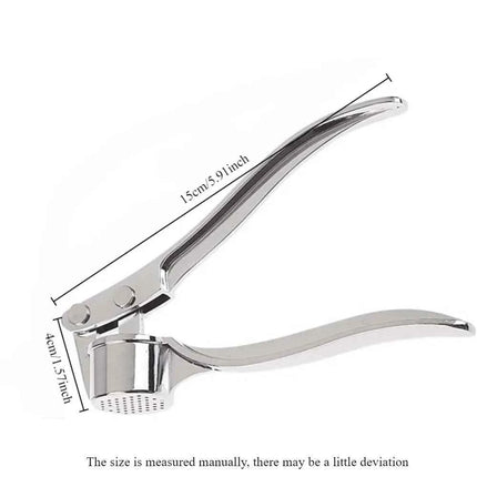 Heavy Duty Garlic Press Mincer for Easy Squeeze & Cleaning