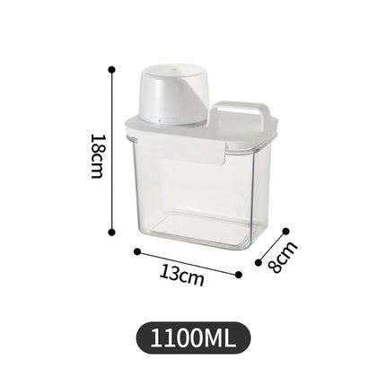 CleanStore 1100–2300ml Laundry Detergent Storage Container