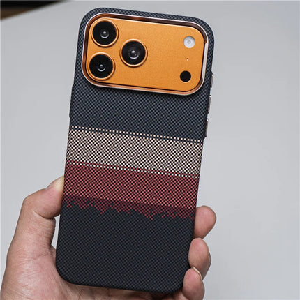 Matte Carbon Fiber MagSafe Case for iPhone 17/16 Pro Max Magnetic Protective Cover