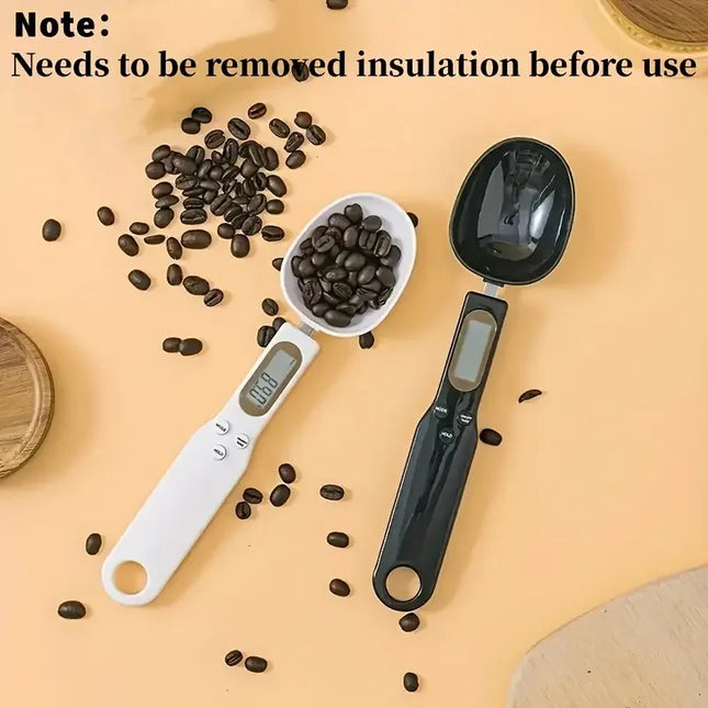 MiniSpoon Digital Kitchen Scale 0.1–500g LCD Food Measuring Spoon for Coffee Flour Milk